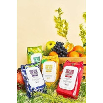 Farmskin Freshfood For Skin Facial Cleansing Wipes Makeup Daily Remover Pomegranate For Dry Skin, 60 Count, Pack Of 2