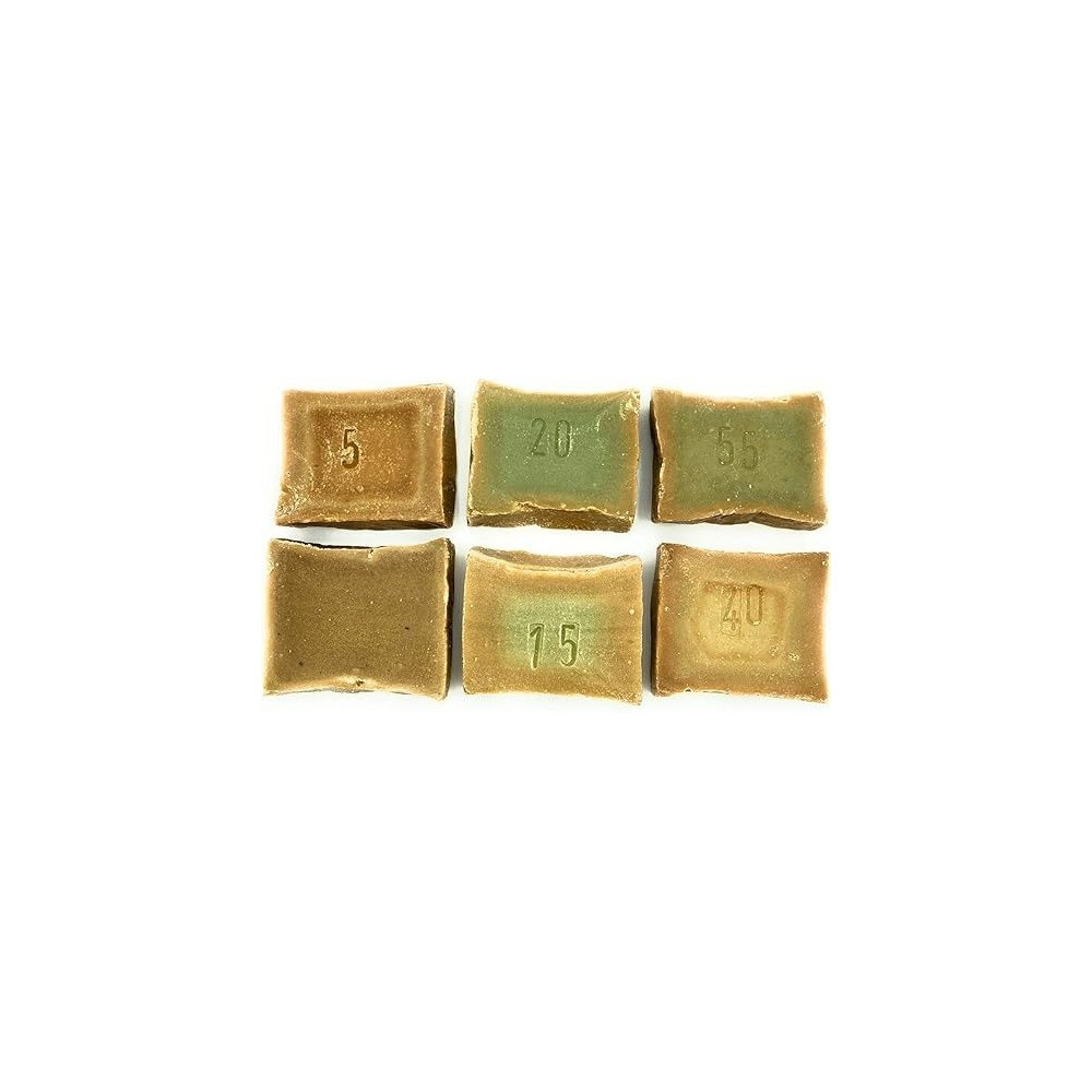 Carenesse Aleppo Soaps Knowledge Package Trial Pack With 6 x Aleppo Soap 50 G Various Olive Oil Soaps And Laurel Oil Soaps Natural Soap Piece Soap Hair Soap Washpiece Guest Soap