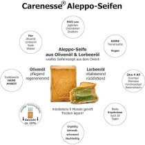 Carenesse Aleppo Soaps Knowledge Package Trial Pack With 6 x Aleppo Soap 50 G Various Olive Oil Soaps And Laurel Oil Soaps Natural Soap Piece Soap Hair Soap Washpiece Guest Soap