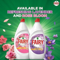 Fairy Dishwashing Liquid, Rose Bloom, 3 X 600Ml