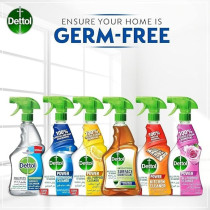 Dettol Antiseptic Antibacterial Disinfectant Liquid And Anti-Bacterial Surface Disinfectant, Trigger Spray Bottle, Pack Of 2, 500 Ml
