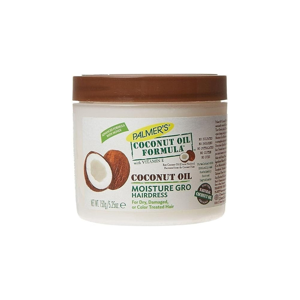 PalmerS Formula Moisture Gro Hair Dress Coconut Oil White, 150 G, Pack Of 1