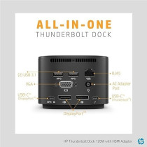 Hp Thunderbolt Dock 120W With Hdmi Adapter, Universal Usb-C Docking Station, One Cable, Multiple Connections, With A Single Usb-C To Any Brand Laptop