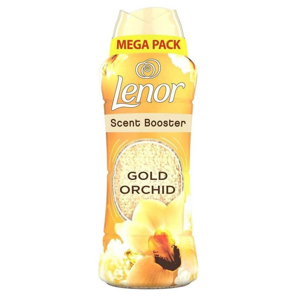 Lenor In-Wash Laundry Scent Booster Beads, Gold Orchid, A Boost Of Freshness For Up To 12 Weeks In Storage, 570G