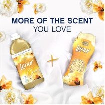 Lenor In-Wash Laundry Scent Booster Beads, Gold Orchid, A Boost Of Freshness For Up To 12 Weeks In Storage, 570G
