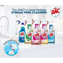 Dac Bathroom Cleaner Trigger Spray Ocean Breeze, 99.9% Germs And Bacteria Removal, With Limescale Repel Technology And Long-Lasting Cleanliness, 500 Ml
