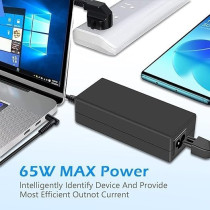 Givehooy 65W Laptop Charger For Hp Chromebook X360 11 14 15 G4 G5 G3 Hp Pavilion 14 15 17 Series Pa-1650-32He 709985-001 741727-001 Hp Flow 11 13 14 Series Pavilion X3 60M3 11 13 15