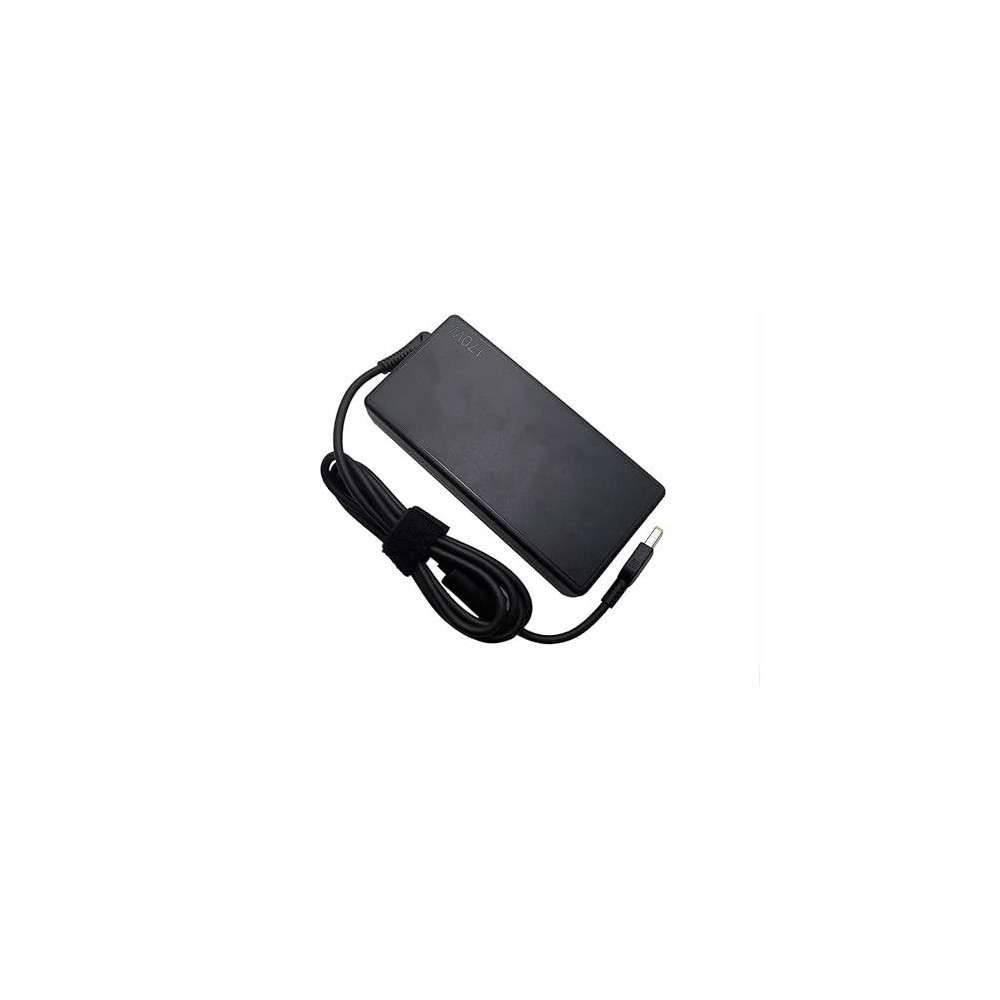Lenovo 20V 8.5A 170W Slim Tip Ac Adapter For Lenovo Think Pad Adl170Nlc2A, Adl170Nlc3A, 45N0370, 45N0373, 45N0374, 45N0375, 45N0487, 4X20E50574, 36200321, Pa-1171-71, W540, W550S, E440, Black