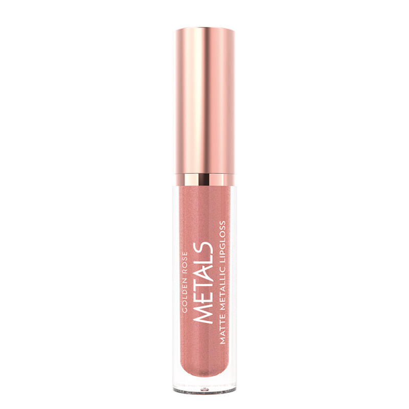 Golden Rose Matte Metallic Lipgloss Nude Kiss