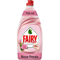 Fairy Gentle Hands, Rose Petals, Dishwashing Liquid Soap, 750Ml