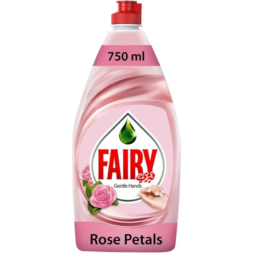 Fairy Gentle Hands, Rose Petals, Dishwashing Liquid Soap, 750Ml