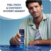 Nivea Men Antiperspirant Spray For Men, Fresh Active Fresh Scent, 150Ml