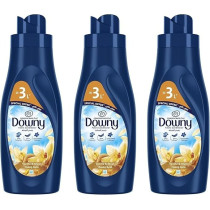 Downy Perfume Collection Concentrate Fabric Softener Feel Luxurious, 3 Litre, 3 Pack
