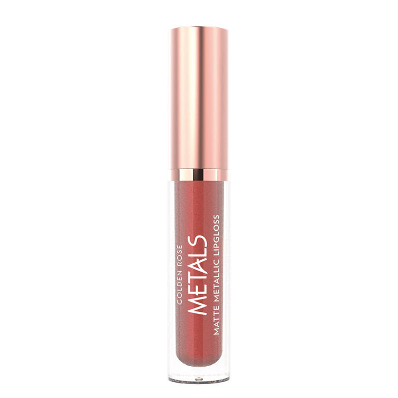 Golden Rose Matte Metallic Lipgloss Rose Wood