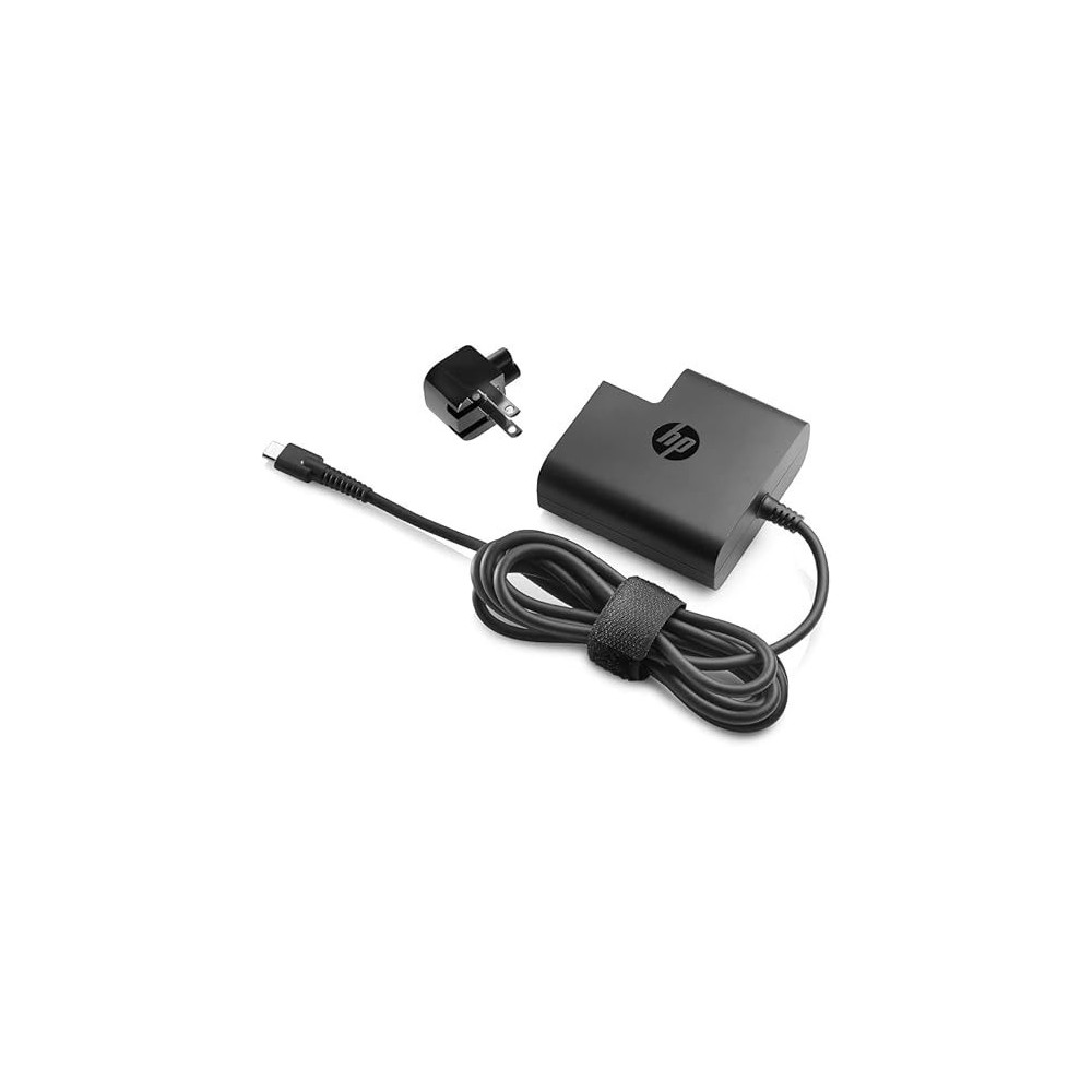 Hp X7W50Aa 65 W Adapter, Power Cord Included, Black