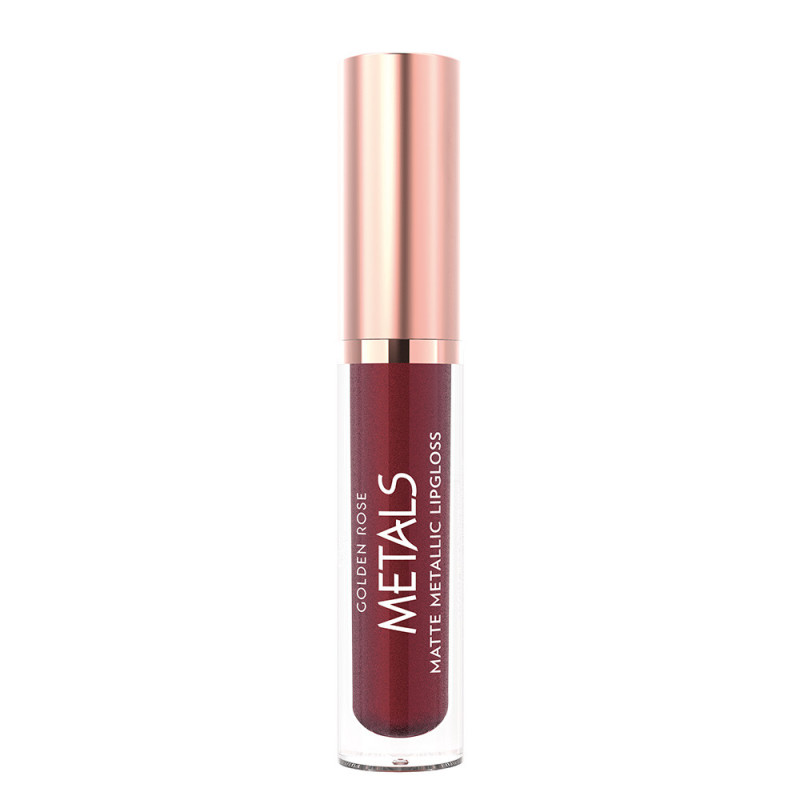 Golden Rose Matte Metallic Lipgloss Plum