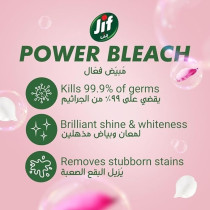 Jif Power Bleach Bathroom Cleaner, Floral, Kills 99.9 Percent Germs, 750Ml