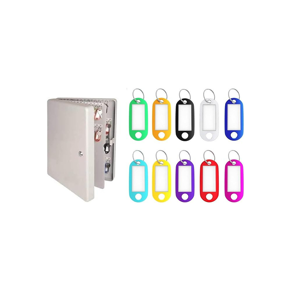 Abbas Ali 150 Key Capacity Box with Cam Lock, Numbered Labels And Key Tags