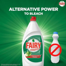 Fairy Max Plus Fruity Green Dishwashing Liquid Soap With Alternative Power To Bleach, 2 X 600Ml
