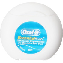 Oral-B Essentialfloss Dental Floss Unwaxed, 50 M