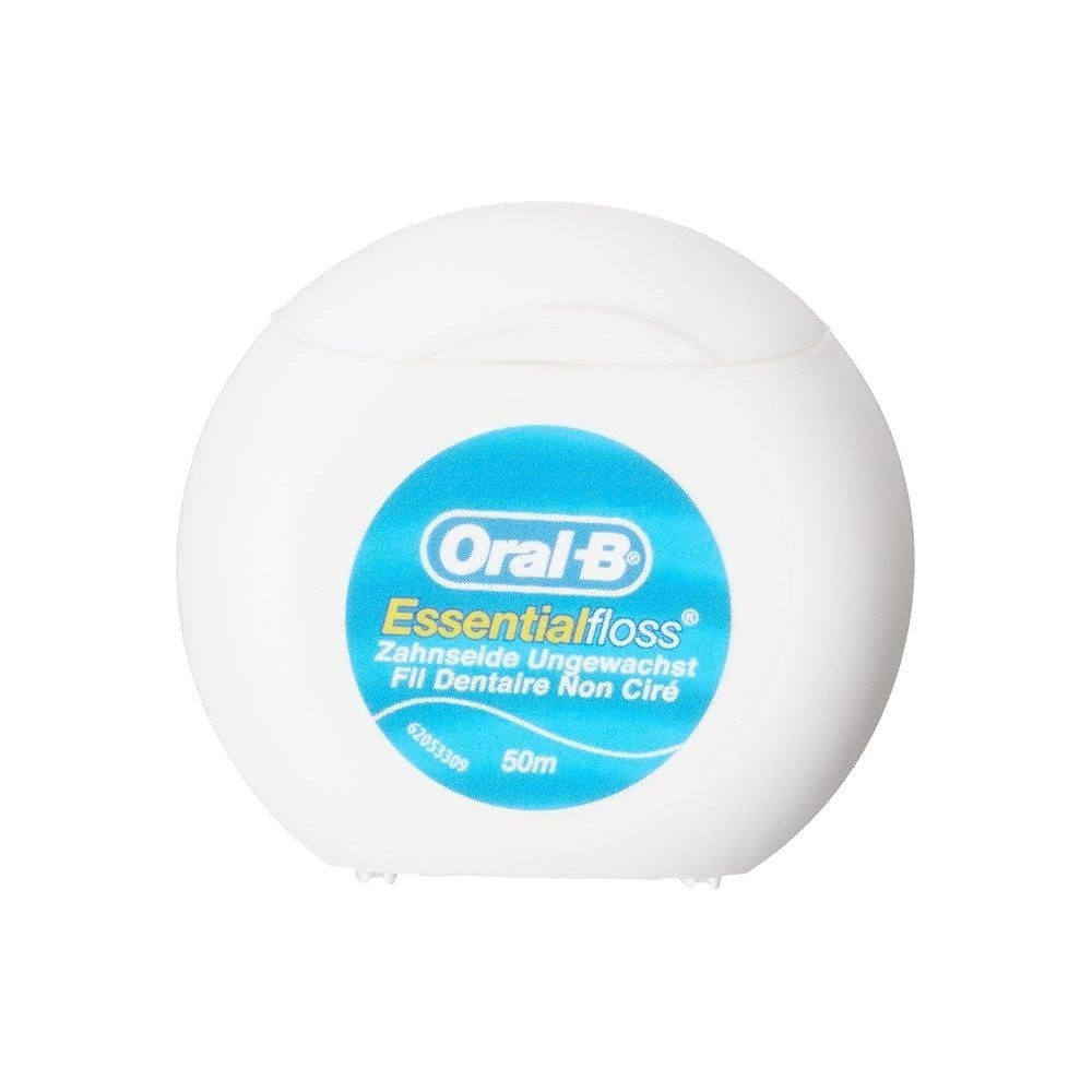 Oral-B Essentialfloss Dental Floss Unwaxed, 50 M