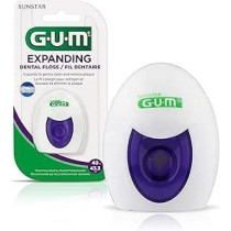 Gum Deep Clean Expanding Dental Floss, Waxed Woven Floss, Effective Plaque Removal For Tight Teeth, Unflavored