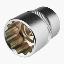 Abbas Ali Short Chrome Socket 1/2 Inch 12PT, 14mm