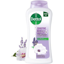 Dettol Sensitive Shower Gel And Bodywash, Lavender And White Musk Fragrance For Effective Germ Protection And Personal Hygiene, 500Ml