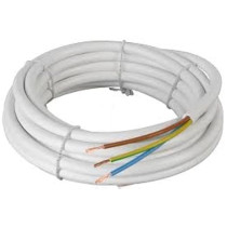 Abbas Ali Electrical PVC Flexible Wire Power Cord, 3 Core Copper Cable, 2.5mm x 5 Meter