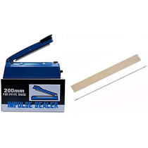 Abbas Ali Impulse Sealer Machine, Blue, 200 mm with Extra Strip