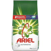 Ariel Automatic Powder Laundry Detergent, Original Scent, 9Kg