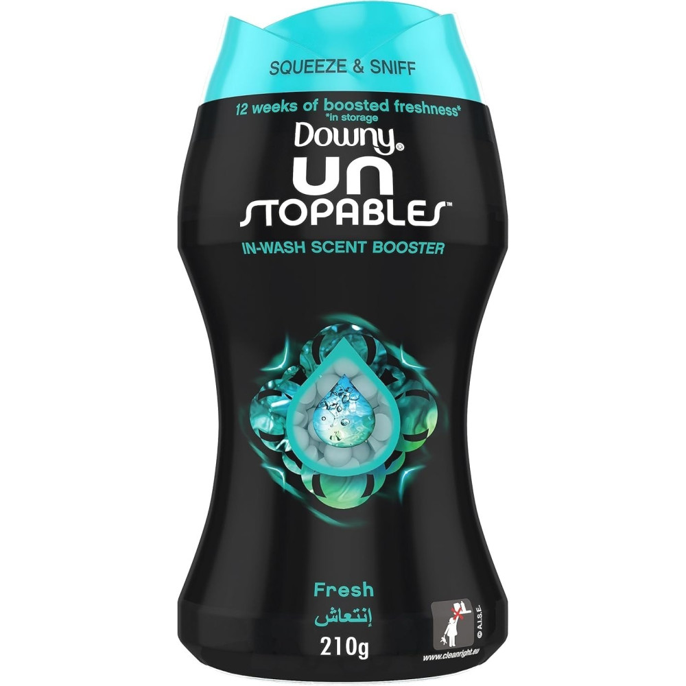 Downy Unstoppables, In-wash Freshness And Scent Booster, Beads Fresh Scent, 210g