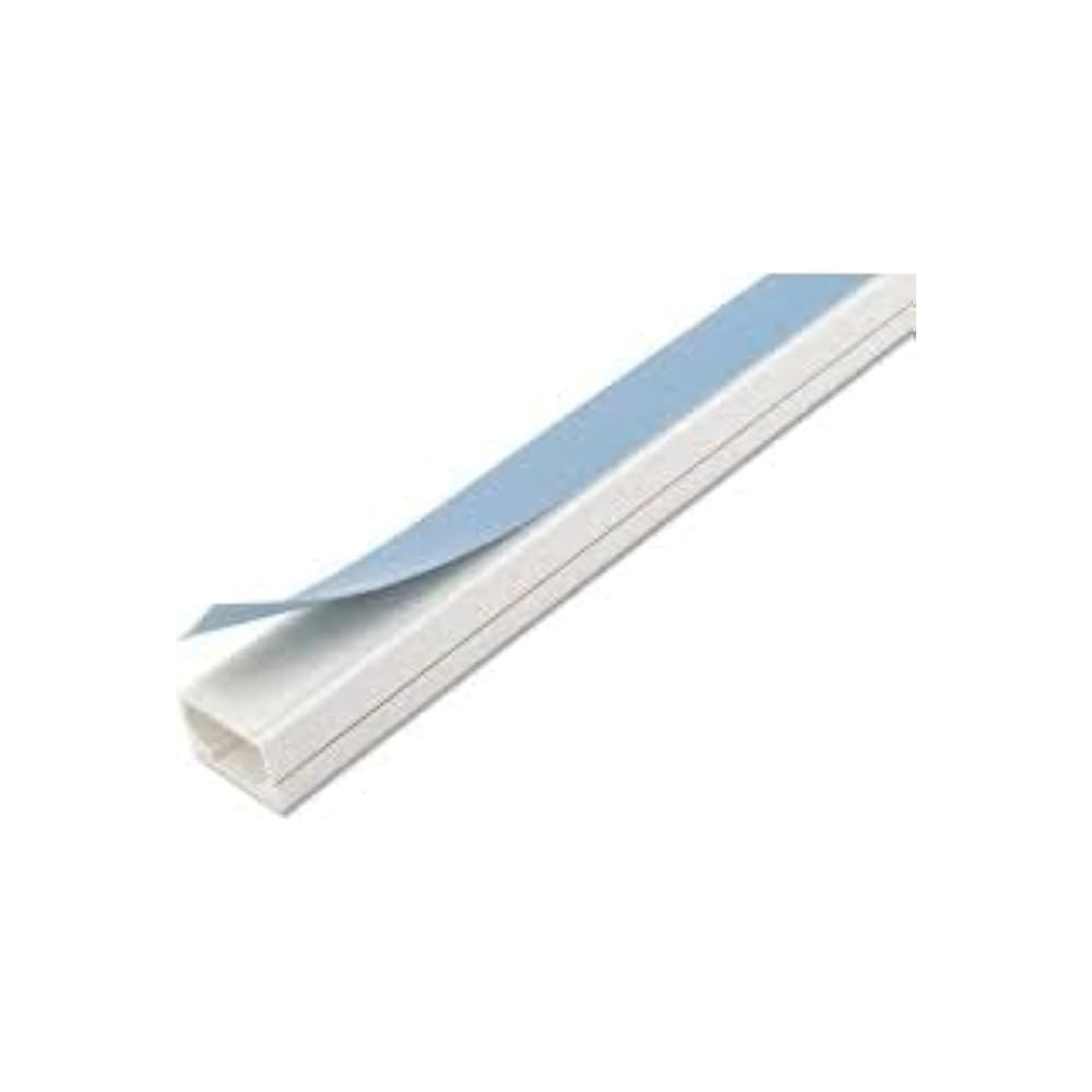 Abbas Ali Electrical PVC Trunking with Sticker, 3 Pcs, 90cm each, 25mm x 16mm, White
