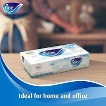 Fine Classic Euphoria Facial Tissue 150 Sheets x 2 Ply, Bundle Of 24 Fine Variety Sterilized Tissues For Germ Protection