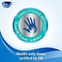 Fine Classic Euphoria Facial Tissue 150 Sheets x 2 Ply, Bundle Of 24 Fine Variety Sterilized Tissues For Germ Protection