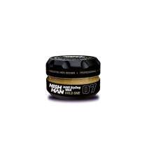 Nishman Hair Styling Hair Wax Gold One Gloss Finish Shine Hair Style Re-Stylable Wax for Men, 100g