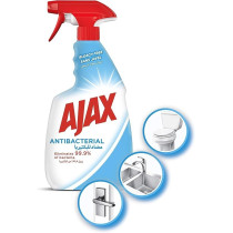 Ajax Antibacterial Multi-Surface Cleaner Trigger, Disinfectant Sanitizer Spray, Kills 99.9 Percentage Of Germs, Bleach Free Trigger, 500Ml