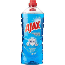 AJAX 2 in 1 Antibacterial All Purpose Disinfectant Cleaner, Kills 99.9 Percentage of Germs, Clean Fresh Floor Bleach Free, 1.5 Liter