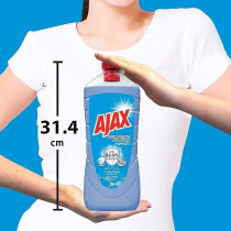 AJAX 2 in 1 Antibacterial All Purpose Disinfectant Cleaner, Kills 99.9 Percentage of Germs, Clean Fresh Floor Bleach Free, 1.5 Liter