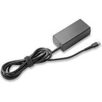 HP 45W USB-C AC Adapter,PD technology delivers 5V,12V,or 15V Dased on Your Device, Compatible With HP Notebooks or Tablets With USB-C Connector With max 15V/3A DC Input,Works With Chromebook Certified, Black