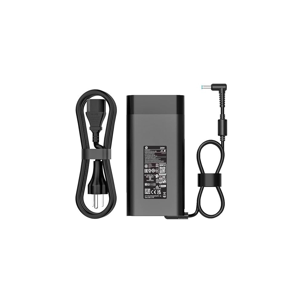 HP New 200W 19.5V 10.3A AC Charger Fit for HP ZBook-Pavilion-Gaming-Envy-Studio G3 G4 G5 G6 G7 15 15t 17 17t Series, TPN-LA21 L00895-003 ADP-200HB B Laptop Power Supply Adapter Cord, New 200W