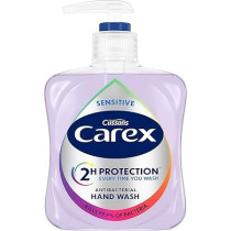 Carex Dermacare Sensitive Antibacterial Hand Wash Pack of 6, Cleansing Hand Soap With Added Moisturisers To Help Protect Hands, Antibacterial Soap With Gentle Fragrance, Soap for Sensitive Skin, 250ml