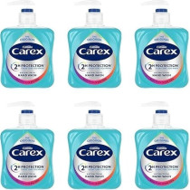 Carex Original Antibacterial Hand Wash, Clean And Protect Hands, Bulk Buy, Pack of 6 x 250 ml