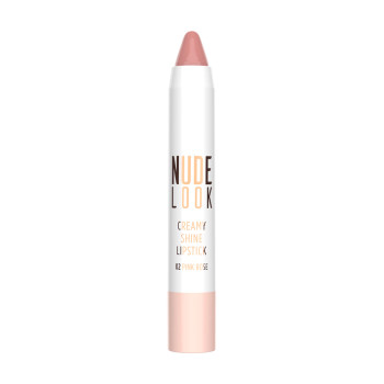 Golden Rose Nude Look Creamy Shine Lipstick No 02 Pink Rose
