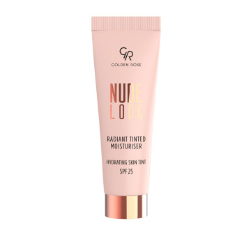 Golden Rose Nude Look Radiant Tinted Moisturiser Hydrating Skin Tint With Spf 25 No 02 Medium Tint