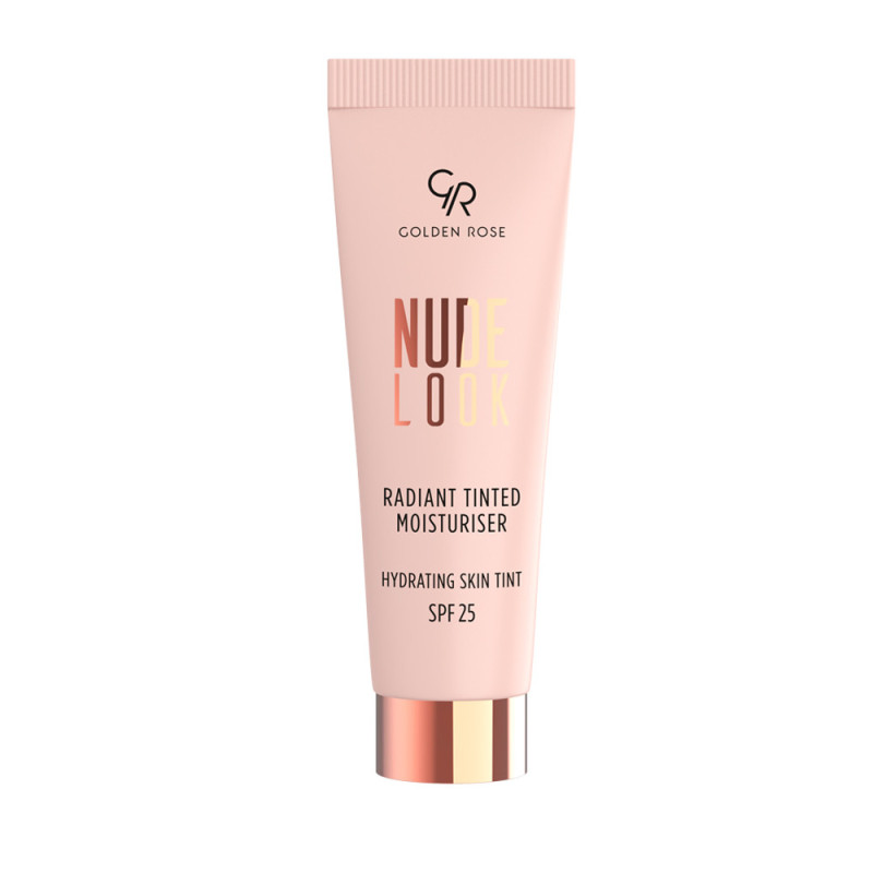 Golden Rose Nude Look Radiant Tinted Moisturiser Hydrating Skin Tint With Spf 25 No 02 Medium Tint