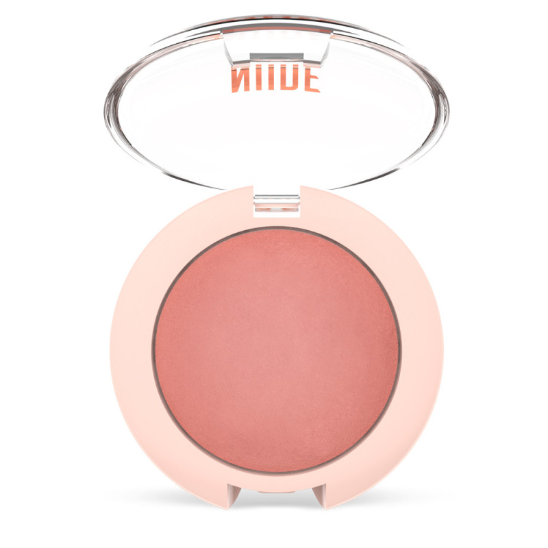 Golden Rose Nude Look Face Baked Blusher Peachy Nude Color
