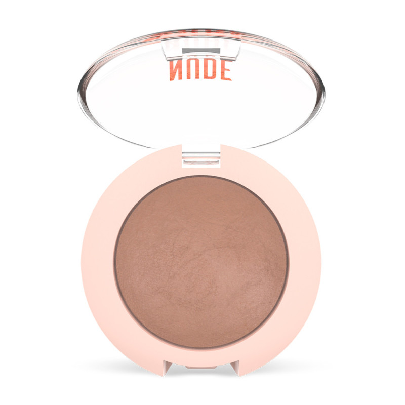 Golden Rose Nude Look Matte Baked Eyeshadow Caramel Nude Color