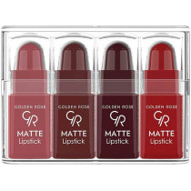 Golden Rose Matte Lipstick 4 Pcs Set Mix 3 Mix Collection