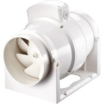 Abbas Ali Circular Inline Exhaust Fan, Low Noise Duct Fan for Bathroom And Kitchen Ventilation, 4 Inch, 100mm